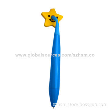 Custom Cheap Removable Cartoon Image Souvenir Promotional Soft PVC Magnet Pens